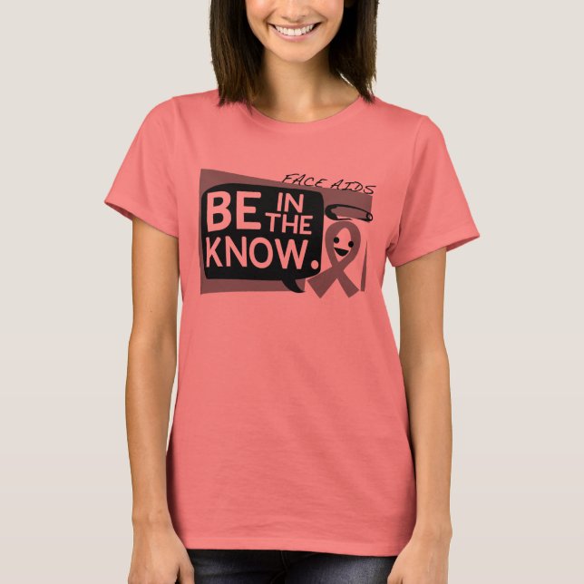 Be In The Know T-shirt (Framsida)