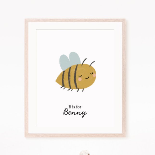 Be Inledande konst av Brev Nursery Wall Art Poster (Skapare uppladdad)