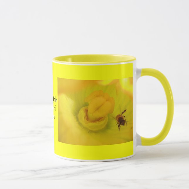 Be inom Zucchini Flower Mugg (Höger)