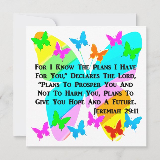 BE INSPIRED JEREMIAH 29:11 INBJUDNINGAR (Framsida)