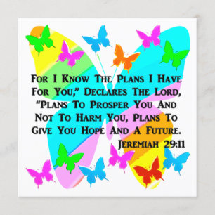 BE INSPIRED JEREMIAH 29:11 INBJUDNINGAR
