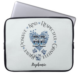 "BE" inspirerad av inspirerande motivation Laptop Fodral