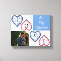 Be Kanvastrycket Mina Valentine Personlig Photo