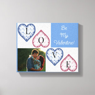 Be Kanvastrycket Mina Valentine Personlig Photo Canvastryck