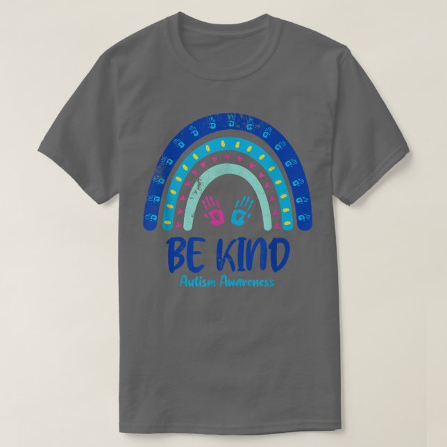 Be Kind Autism Awareness Month  T Shirt (Design framsida)