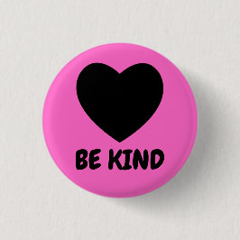 Be Kind - Black Love Symbol  Knapp