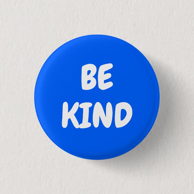BE KIND - Blue Knapp (Framsida)