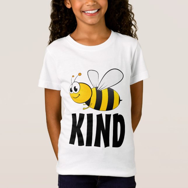 BE KIND BUMBLEBEE KIDS T-SHIRTS (Framsida)