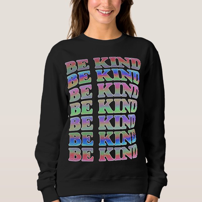 BE KIND-Colorful Be-Kind, Kindness T Shirt (Framsida)
