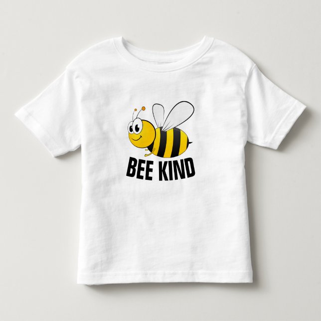 BE KIND, HUMLA Småbarn T-Shirts (Framsida)