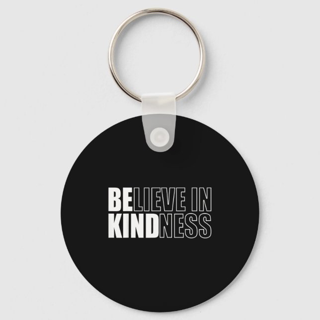 Be Kind Insrational Kindness Motivational Quote Si Nyckelring (Framsida)