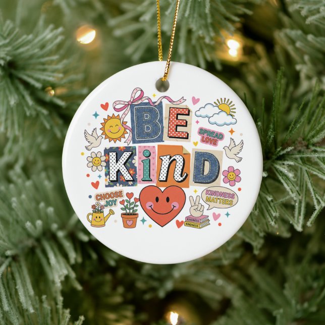 Be Kind - Kindness Matters Julgransprydnad Keramik (Träd)