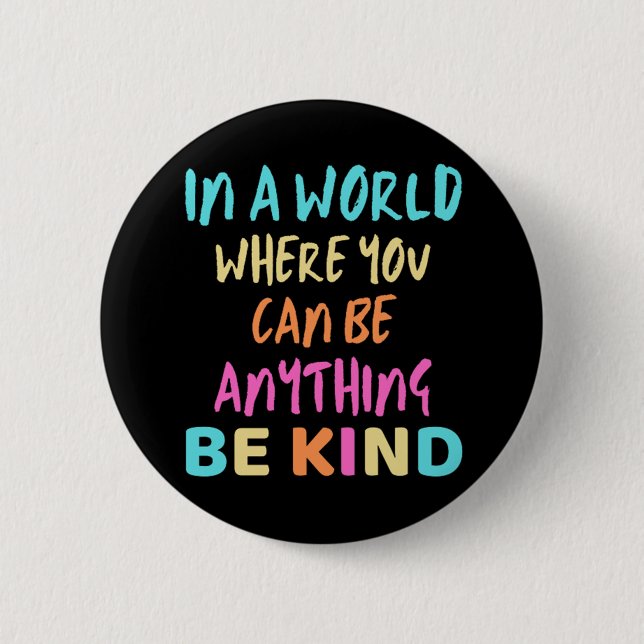 BE KIND KNAPP (Framsida)