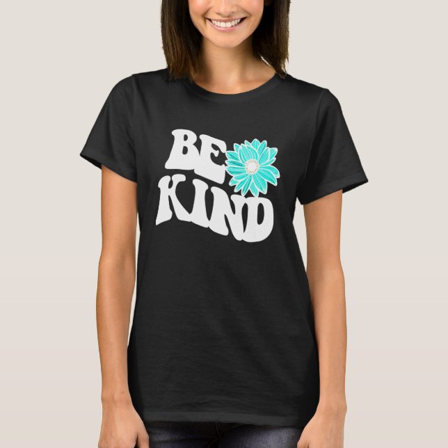 Be Kind  Love  Blessed  Grateful  Kindness  3 T Shirt (Framsida)