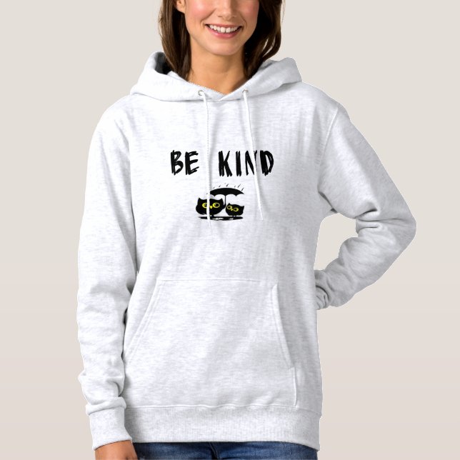 Be Kind – Minimalist Positive Message Sweatshirt T Shirt (Framsida)