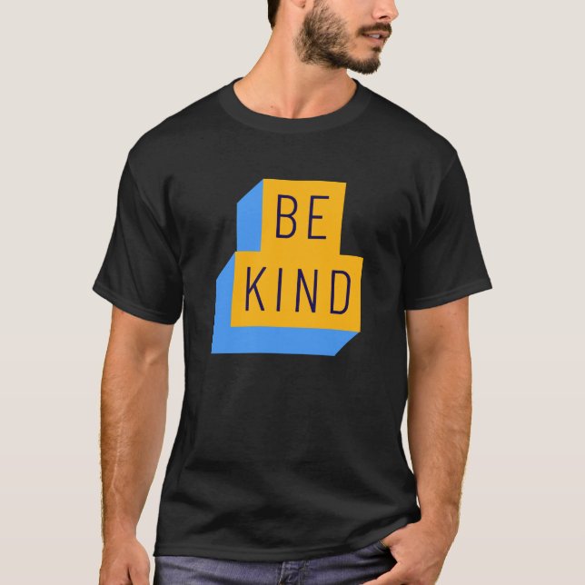BE KIND Motivering T Shirt (Framsida)