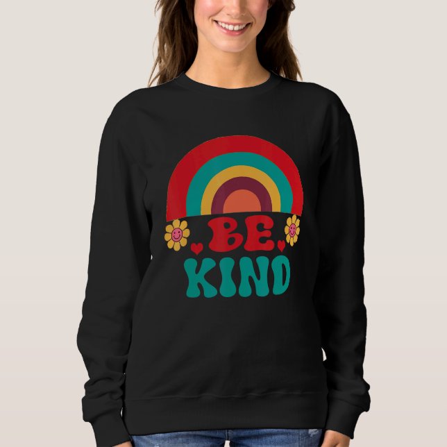 Be Kind Rainbow Choose Kindness Anti Bullying Groo T Shirt (Framsida)