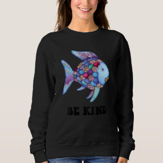 Be Kind Rainbow Fish Teacher Life Teaching Back To T Shirt