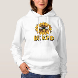 Be Kind Sunflower Bee Design Positive Kindness T Shirt