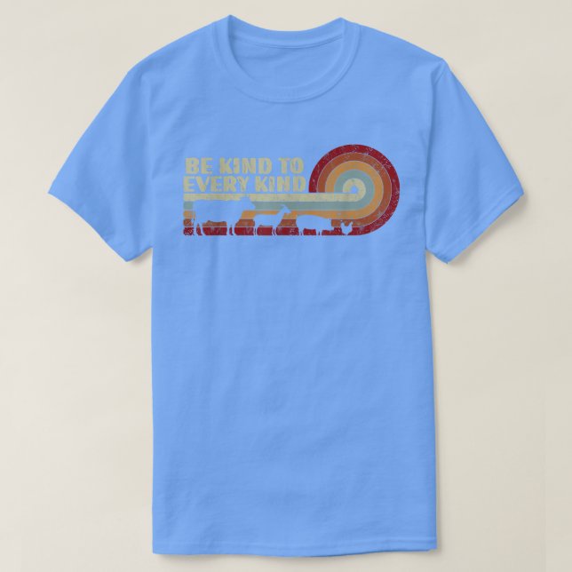 Be Kind To Every Kind Vegetarian Men Women Farmer  T Shirt (Design framsida)