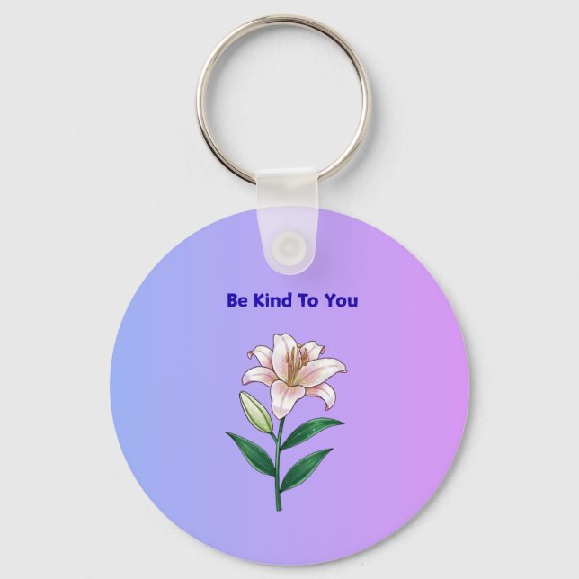 Be Kind To You Lily Self-Care  Nyckelring (Framsida)