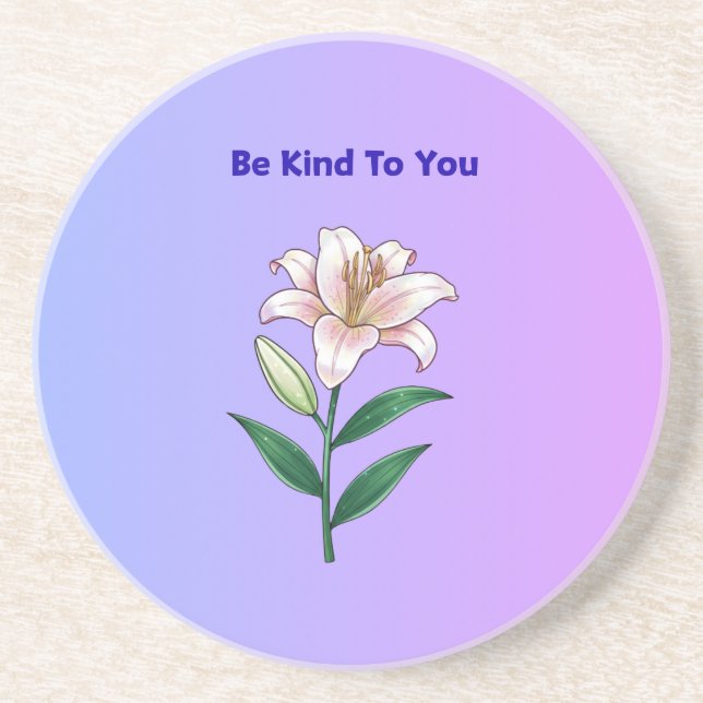 Be Kind To You Lily Self-Care  Underlägg (Framsidan)