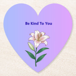 Be Kind To You Lily Self-Care  Underlägg Papper