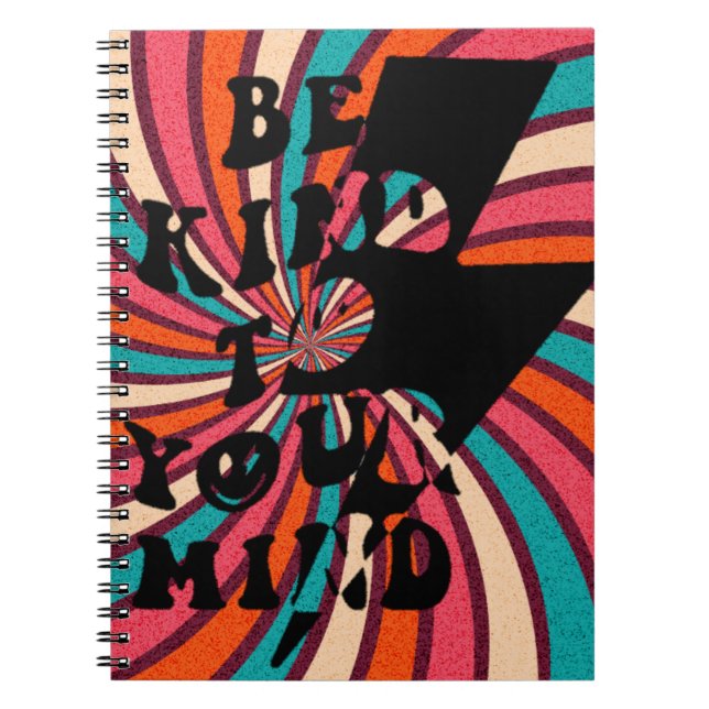 Be kind to your mind anteckningsbok (Framsidan)