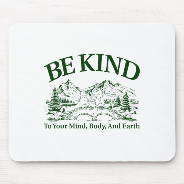 Be Kind To Your Mind Body And Earth Motivation  Musmatta (Framsidan)