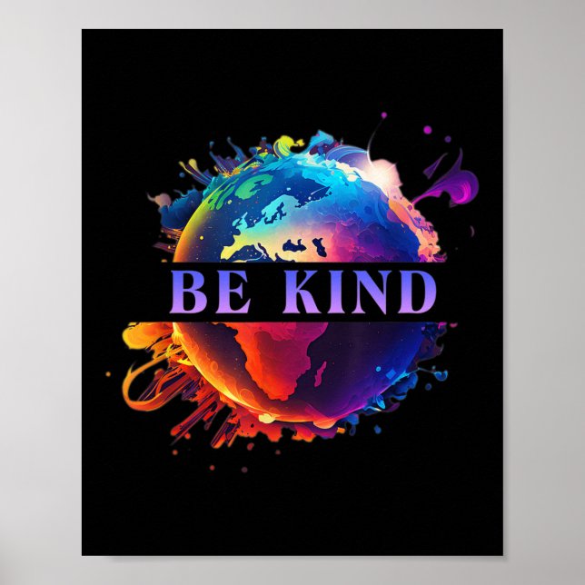 Be Kind With Mother Earth Environmental Protection Poster (Framsidan)