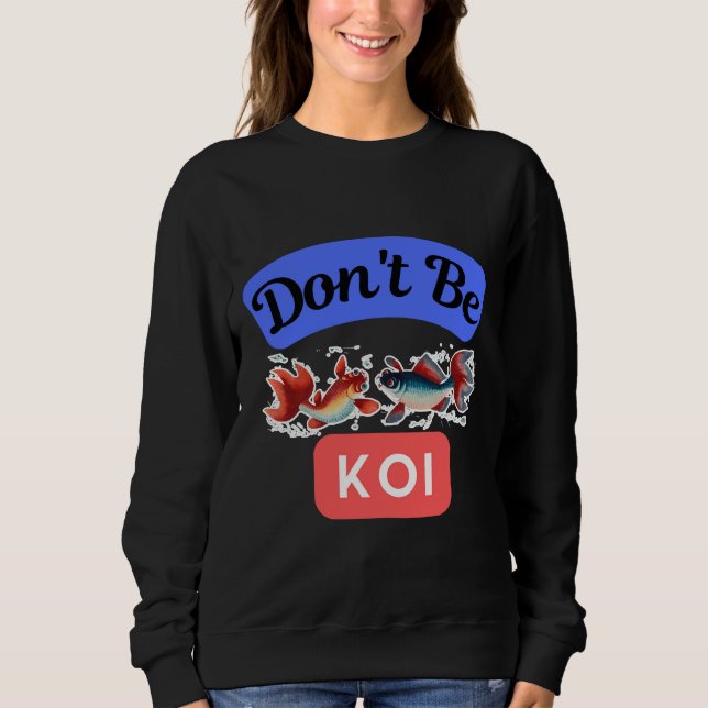 Be Koi japansk karp-fisk T Shirt (Framsida)