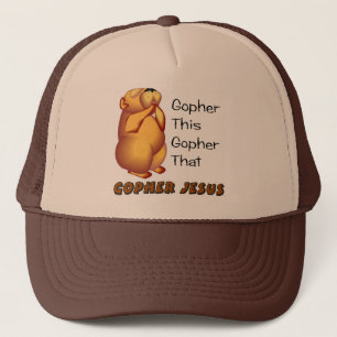 Be kristen design för gopher keps