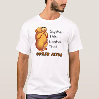 Be kristen design för gopher tee shirt