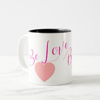 Be Love Minimal Heart Kaffe Mugg | Vardaglig Inspi