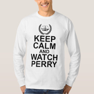 Be lugn och titta på Perry Scales of Justice T Shirt