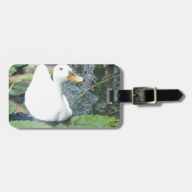 Be Lycklig Anka Bagagebricka (Horisontell Framsida)