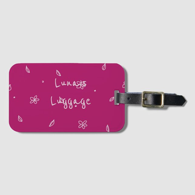 Be Lycklig Bagagebricka (Framsida horisontal)