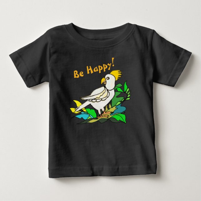 Be Lycklig cockatoo T-Shirt (Framsida)
