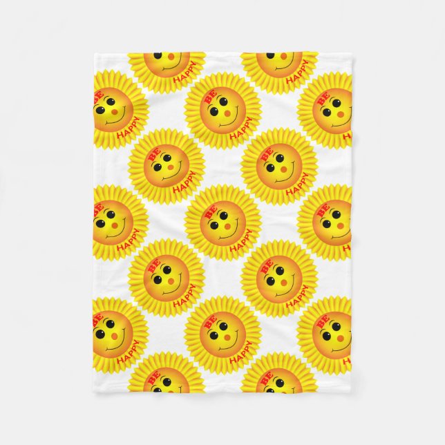 Be Lycklig Fleecefilt (Framsidan)