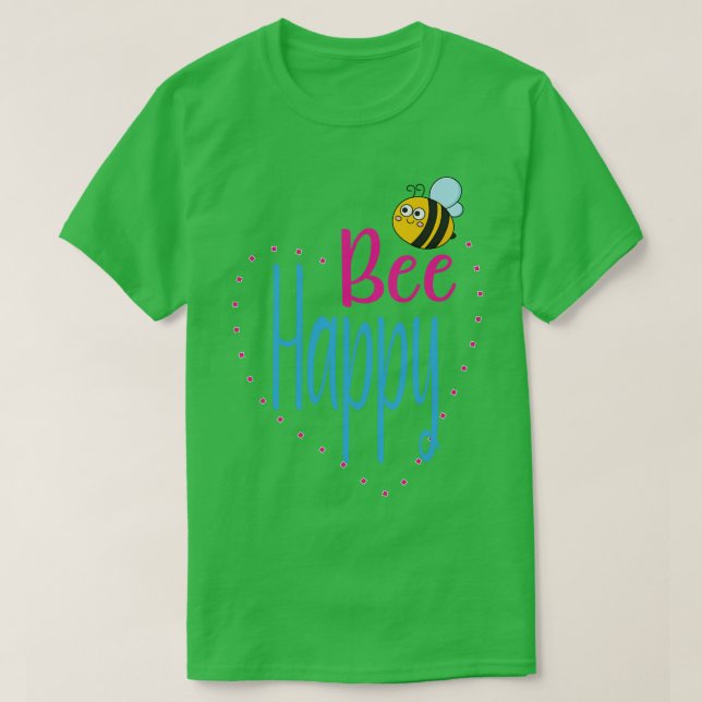 Be Lycklig Kids Cute Bee T Shirt (Design framsida)