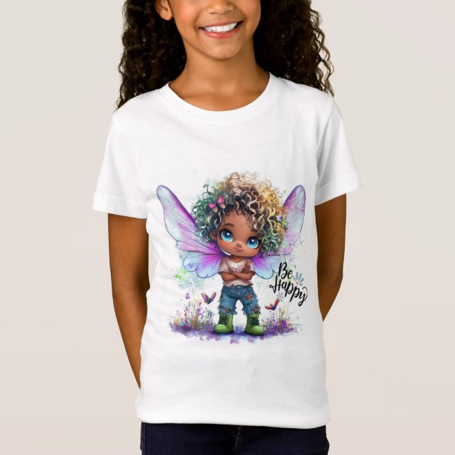 Be Lycklig Lil Fairy Kids T-Shirt (Framsida)