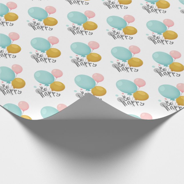 Be Lycklig Presentpapper (Hörn)