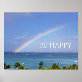 Be Lycklig Rainbow Poster