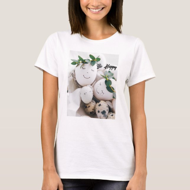 Be Lycklig T Shirt (Framsida)
