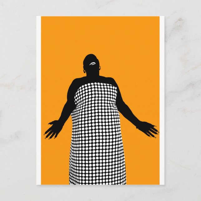 Be lycklig vykort (Framsida)