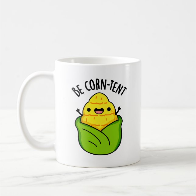 Be Maj-tält Funny Maj Pun Kaffemugg (Vänster)