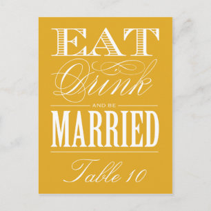 & BE MARRIED   BORDSNUMMER