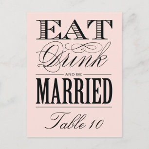 & BE MARRIED BORDSNUMMER