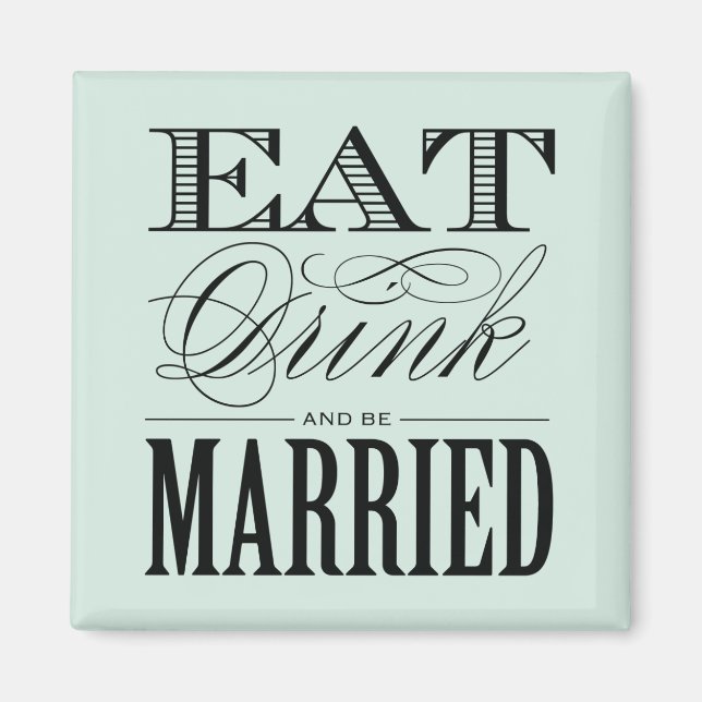 & BE MARRIED | BRÖLLOP MAGNET (Framsidan)