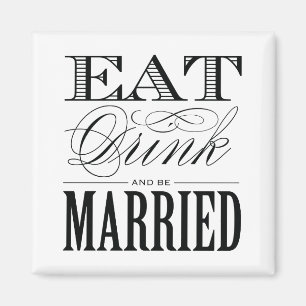 & BE MARRIED BRÖLLOP MAGNET